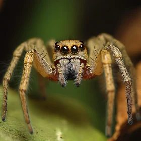 Intricate Spider Macro Shot