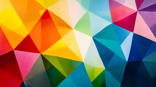Prismatic Geometric Composition