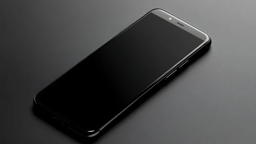 Minimalist Mobile Phone Still Life