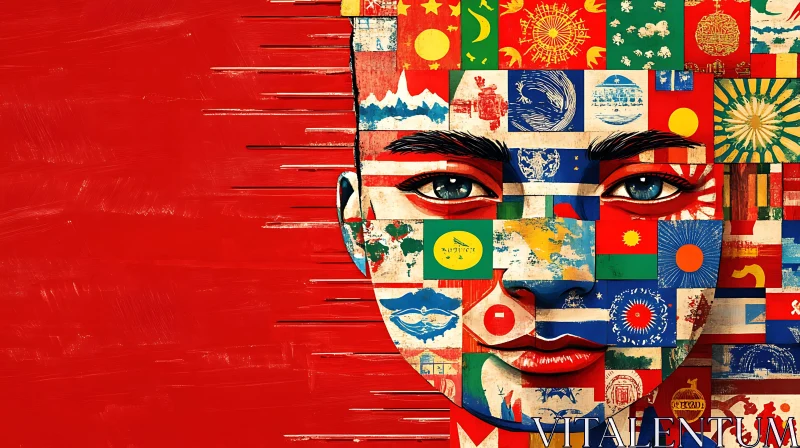 Flags Portrait: Unity in Diversity