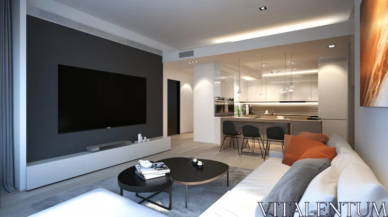 Contemporary Living Room Interior