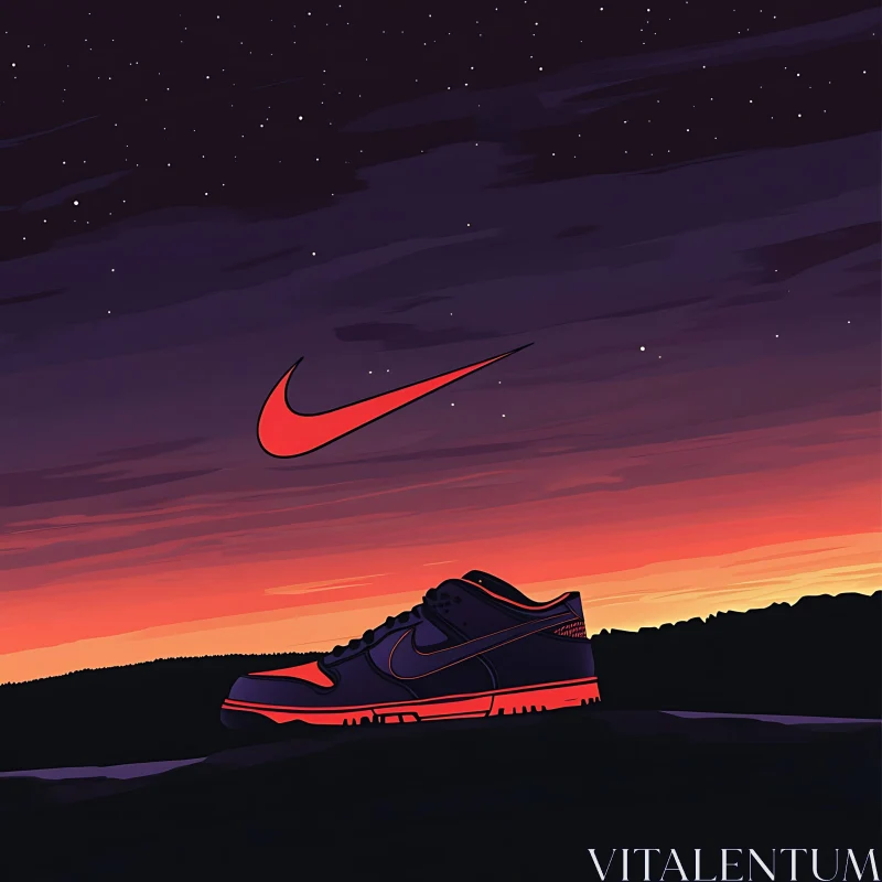 Sneakers at Sunset