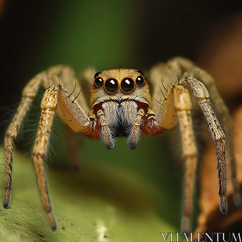 Intricate Spider Macro Shot