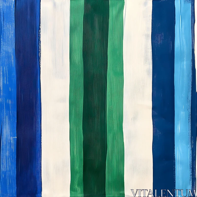 Modern Art with Bold Color Bands