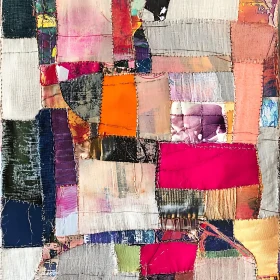 Textile Mosaic Artwork