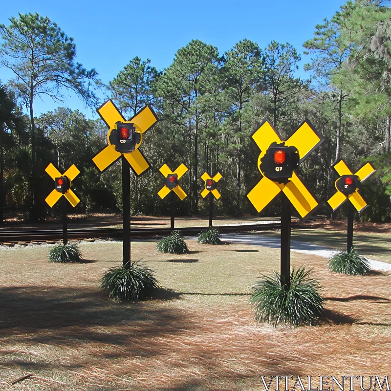 Nature's Crossing: Railroad Signs