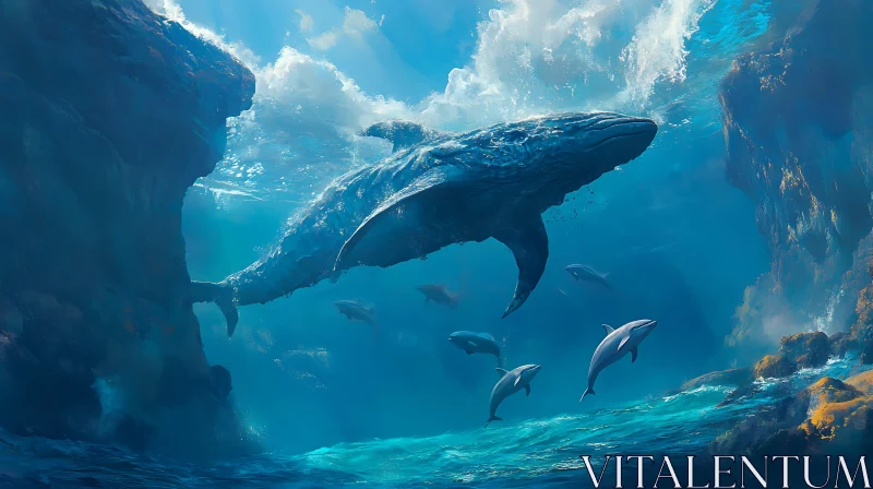 Oceanic Giants: A Whale's Journey