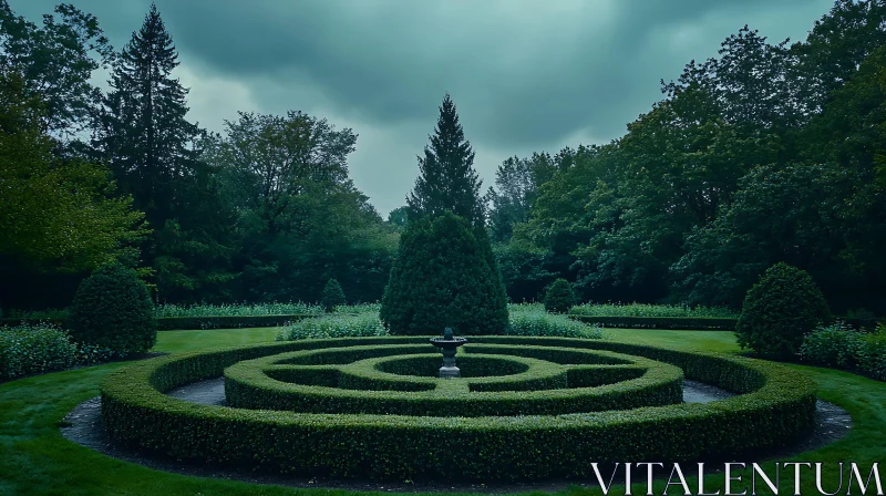 Circular Hedge Maze