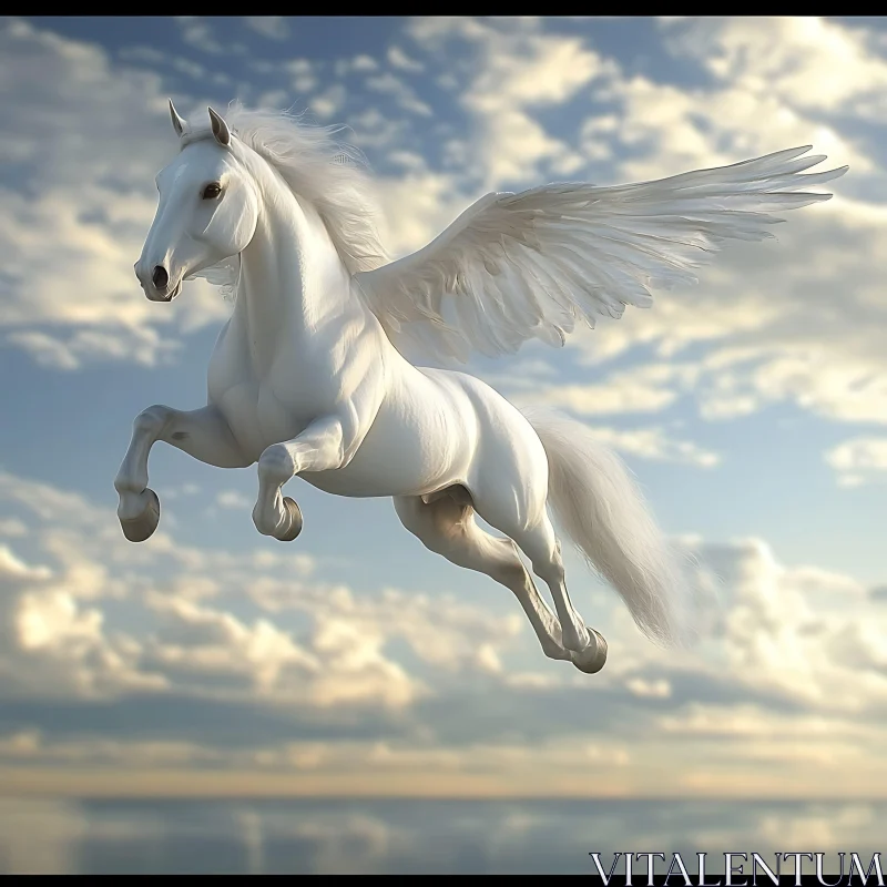 Winged Horse in the Sky