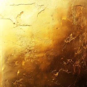 Metallic Gold Surface in Abstract Art