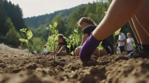 Reforestation Project: Planting New Trees