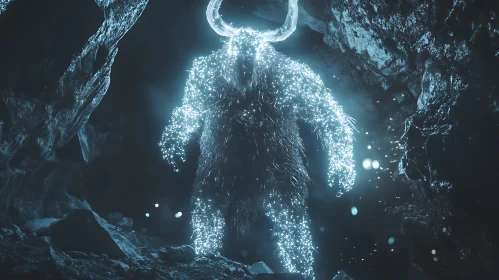 Luminous Beast in the Abyss Cave