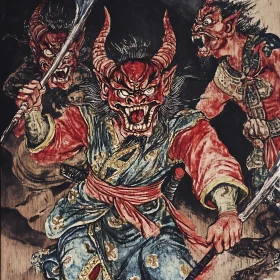 Demonic Warriors in Ancient Battle