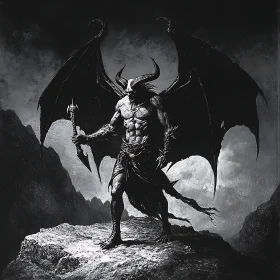 Dark Fantasy Demon Creature