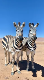 Exaggerated Facial Features and Bold Chromaticity: Zebras in the Desert