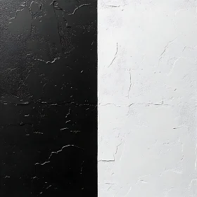 Black and White Texture Split