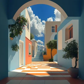 Vibrant Buildings and Sky View