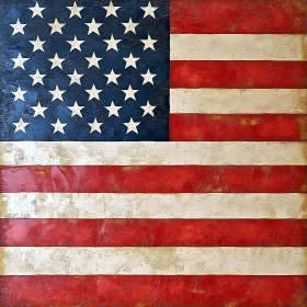 Patriotic American Flag Art