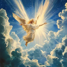 Celestial Angel with Wings