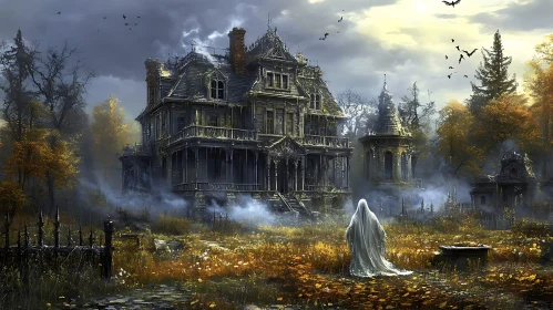 Haunted Estate: Spectral Presence Scene