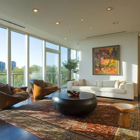 Modern Living Room with Natural Light