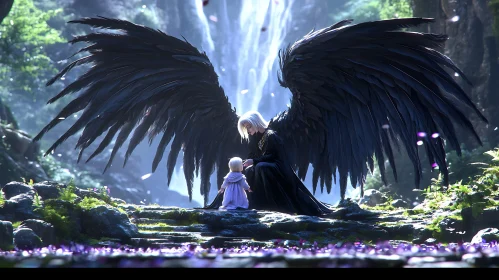 Guardian Angel with Child