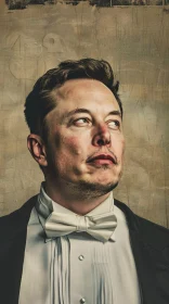 Elon Musk in Formal Attire