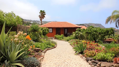 House in garden