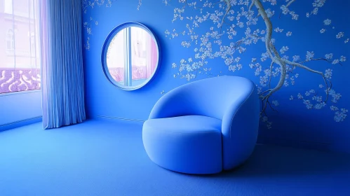 Monochromatic Blue Interior Design