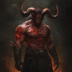 Crimson Horror: Demon with Horns