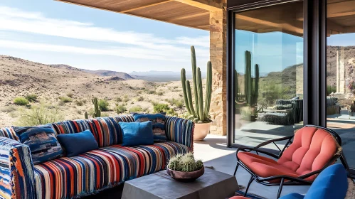 Desert Oasis: A Stylish Outdoor Living Room