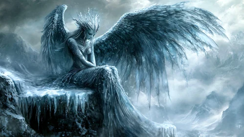Ice Angel Contemplation
