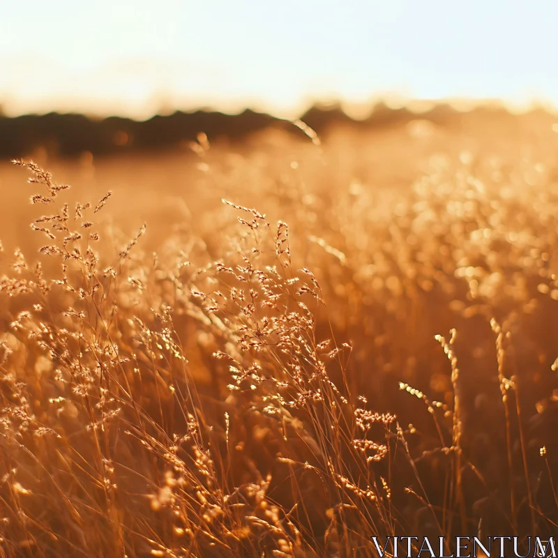 Amber Waves of Grain AI Image