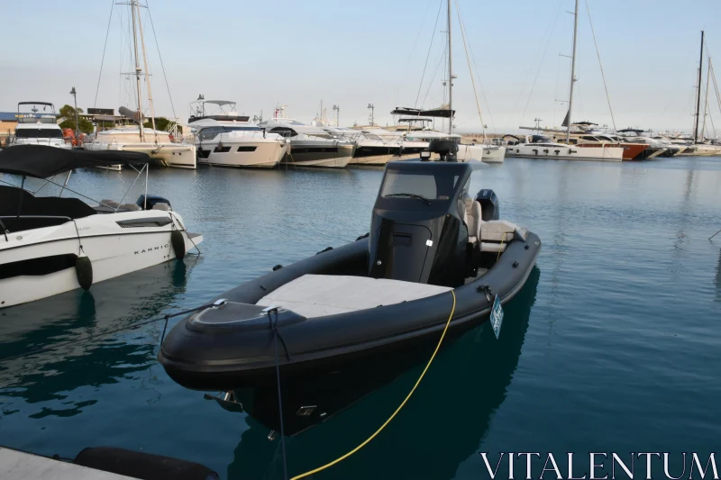 Yacht in Limassol Free Stock Photo