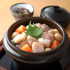 Japanese Seafood and Vegetable Hot Pot