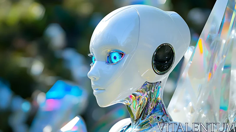 High-Tech Humanoid Cyborg AI Image