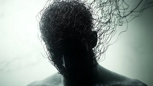 Tangled Mind: A Conceptual Silhouette