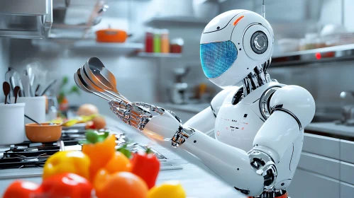 Futuristic Kitchen Assistant