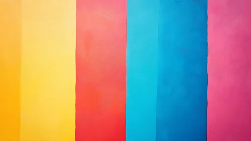 Vertical Color Field Painting