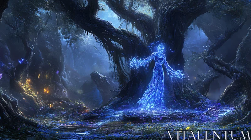 Ethereal Forest Guardian AI Image