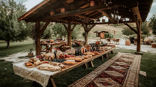 Rustic Outdoor Catering Event