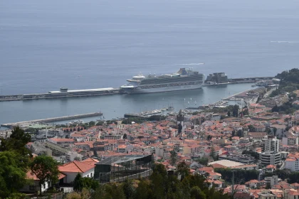 Funchal Harbor Cruise Ship Perspective