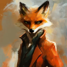 Anthropomorphic Fox Art