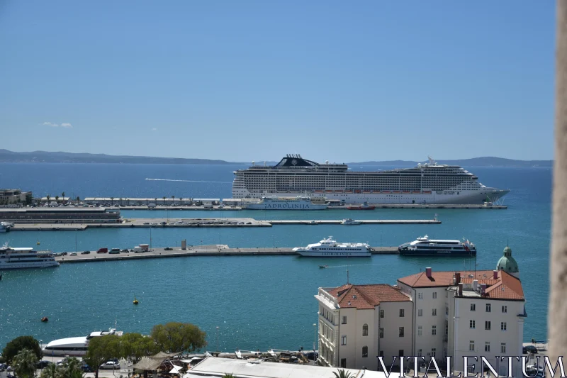 PHOTO Maritime Scene at Split Marina