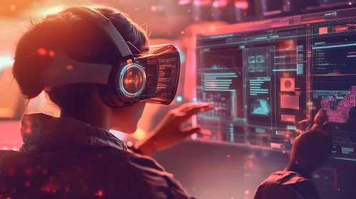 Virtual Reality Headset User Interface