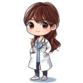 Cute Doctor Chibi Art