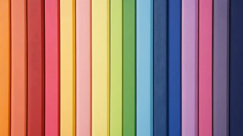 Rainbow Hues on Wood Texture