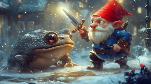 Gnome's Challenge in Winter Wonderland