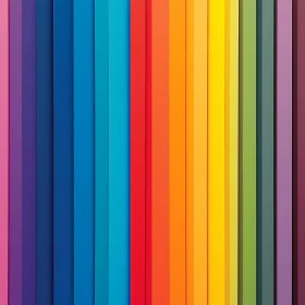 Vertical Color Spectrum Art