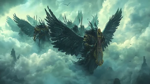 Winged Guardians in the Heavens